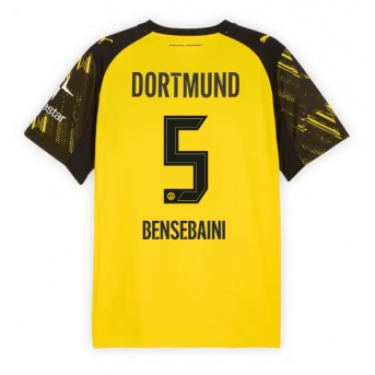 Billige Fotballdrakt Borussia Dortmund Ramy Bensebaini #5 Replika Hjemmedrakt 2025-26 Kortermet